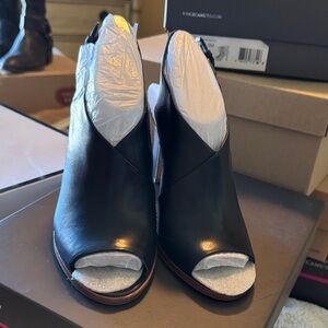 Vince Camuto Black Open-Toe Heels